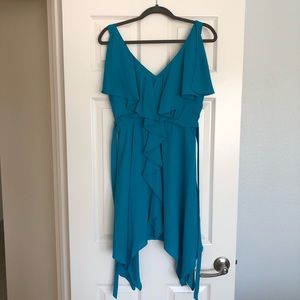 Max & Cleo teal party dress